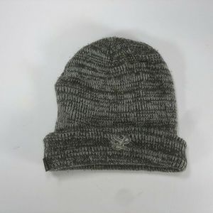 LNG Unisex Gray & White Beanie Outdoors Winter